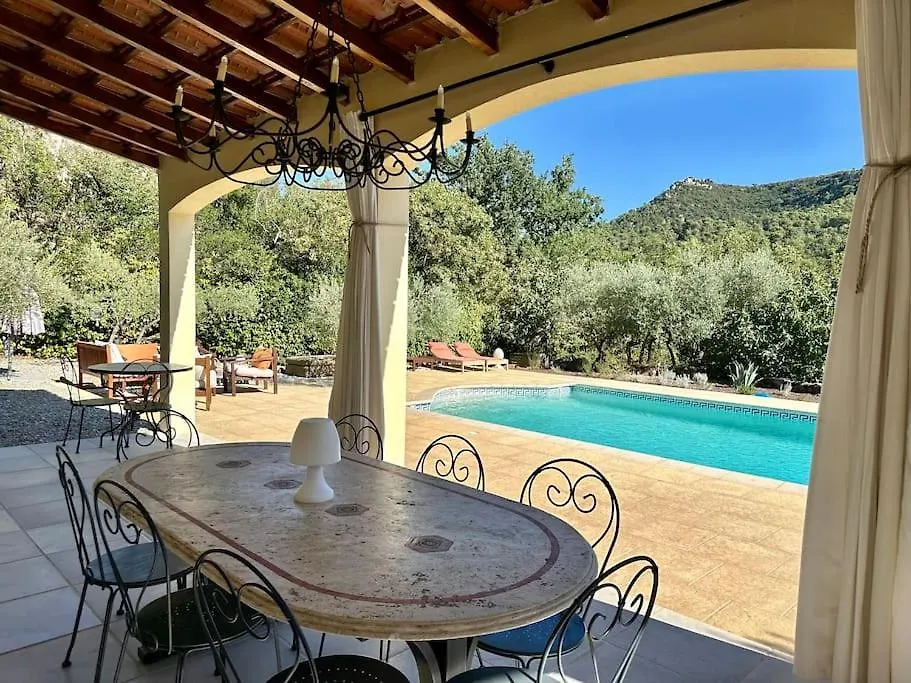 Villa Les Restanques - Piscine Et Petanque Rougiers